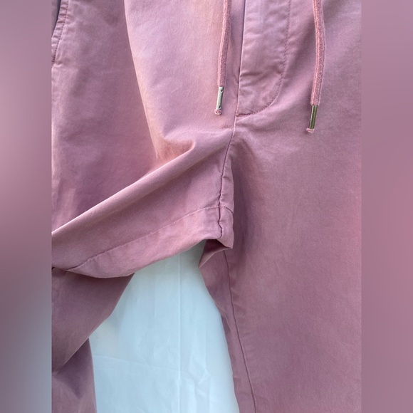 Todd Snyder Size Large Drawstring Chino Trousers in a Dusty Rose - Picture 10 of 13